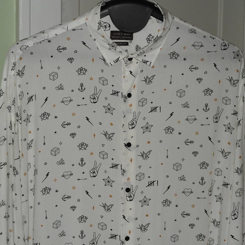 Zara Silk long sleeve XL